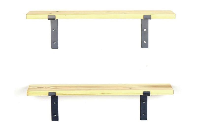 Straad Vägghylla 60 cm - Svart/Valnöt - Förvaring - Köksförvaring - Kökshylla