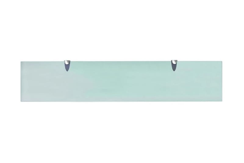 Svävande hylla av glas 100x20 cm 8 mm - Transparent - Förvaring - Köksförvaring - Kökshylla