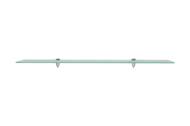 Svävande hylla av glas 100x20 cm 8 mm - Transparent - Förvaring - Köksförvaring - Kökshylla