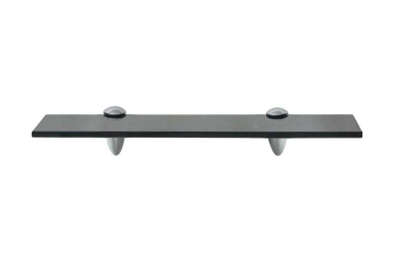 Svävande hylla glas 40x20 cm 8 mm - Svart - Förvaring - Köksförvaring - Kökshylla