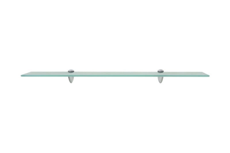 Svävande hylla glas 80x10 cm 8 mm - Transparent - Förvaring - Köksförvaring - Kökshylla