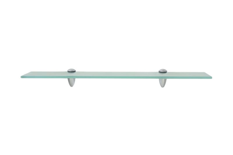 Svävande hyllor 2 st glas 60x20 cm 8 mm - Transparent - Förvaring - Köksförvaring - Kökshylla