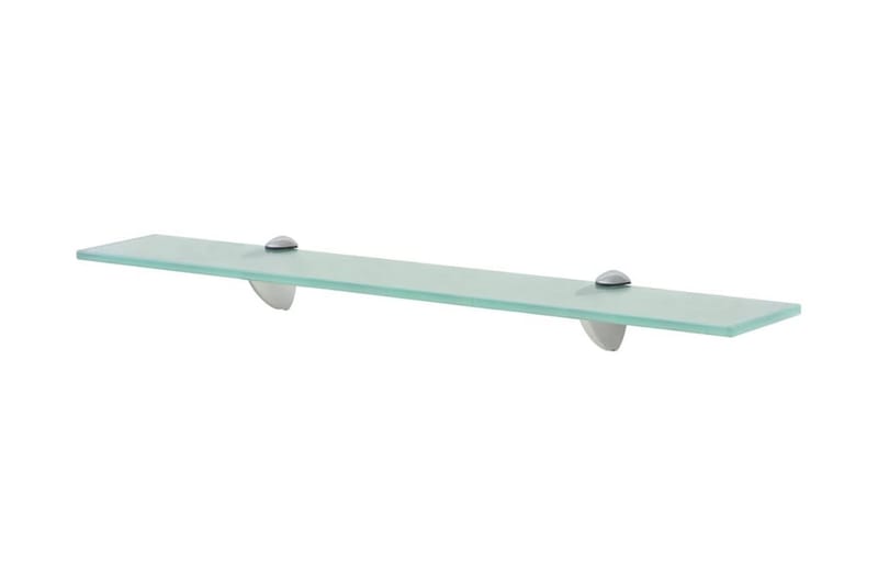 Svävande hyllor 2 st glas 60x20 cm 8 mm - Transparent - Förvaring - Köksförvaring - Kökshylla