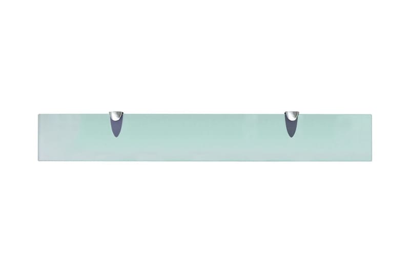 Svävande hyllor 2 st glas 70x10 cm 8 mm - Transparent - Förvaring - Köksförvaring - Kökshylla