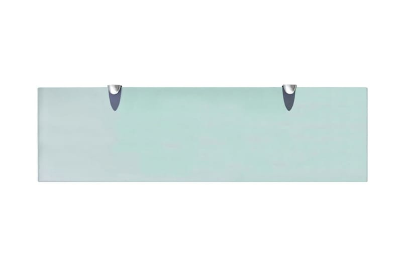 Svävande hyllor 2 st glas 70x20 cm 8 mm - Transparent - Förvaring - Köksförvaring - Kökshylla