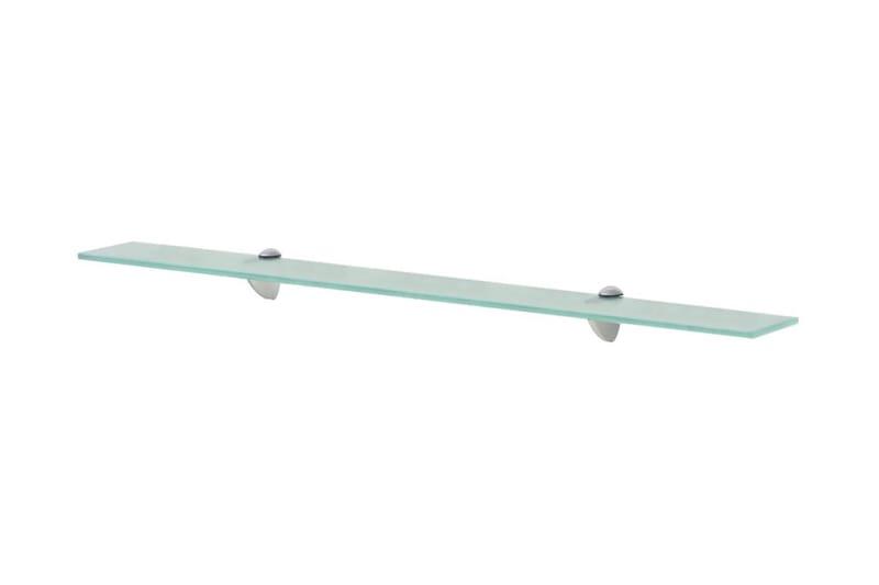 Svävande hyllor 2 st glas 90x10 cm 8 mm - Transparent - Förvaring - Köksförvaring - Kökshylla