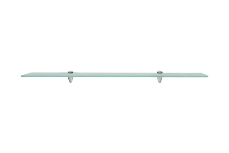 Svävande hyllor 2 st glas 90x10 cm 8 mm - Transparent - Förvaring - Köksförvaring - Kökshylla