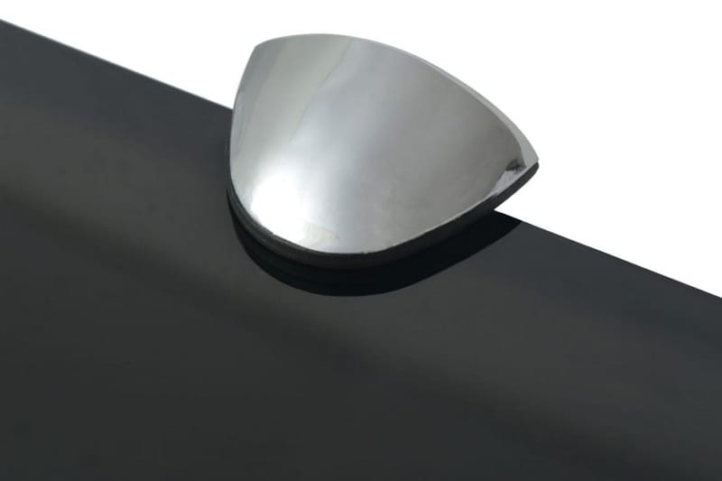 Svävande hyllor 2 st glas 90x20 cm 8 mm - Svart - Förvaring - Köksförvaring - Kökshylla