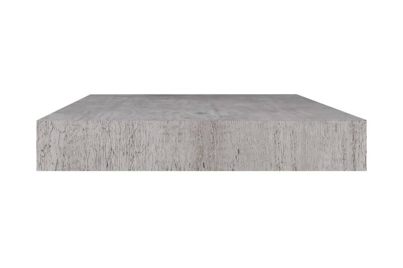 Svävande vägghylla betonggrå 50x23x3,8 cm MDF - Betonggrå - Kökshylla - Vägghylla