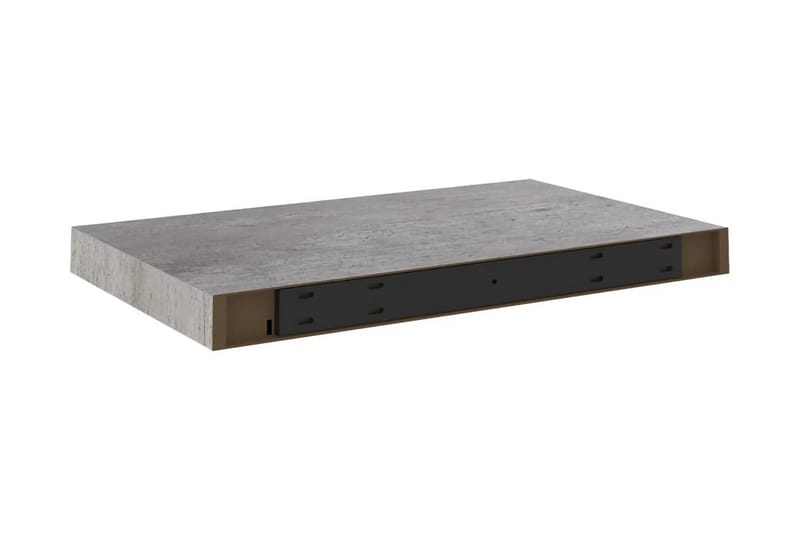 Svävande vägghylla betonggrå 50x23x3,8 cm MDF - Betonggrå - Förvaring - Köksförvaring - Kökshylla