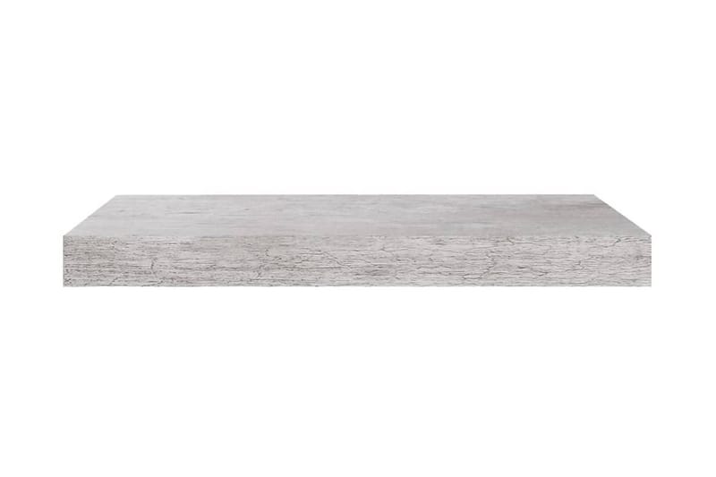 Svävande vägghylla betonggrå 50x23x3,8 cm MDF - Betonggrå - Kökshylla - Vägghylla