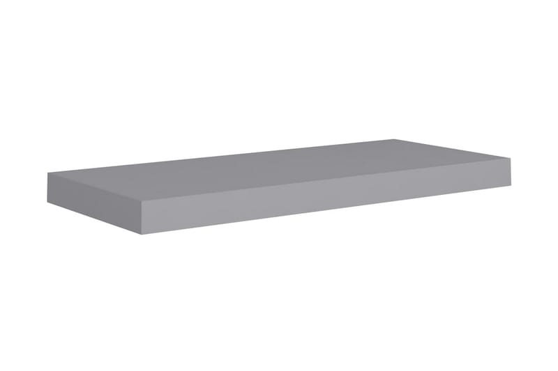 Svävande vägghylla grå 60x23,5x3,8 cm MDF - Grå - Förvaring - Köksförvaring - Kökshylla