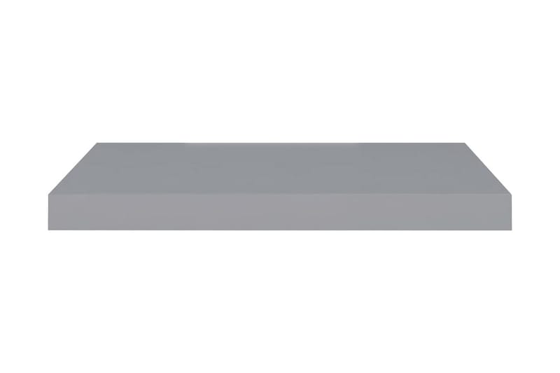 Svävande vägghylla grå 60x23,5x3,8 cm MDF - Grå - Vägghylla - Kökshylla