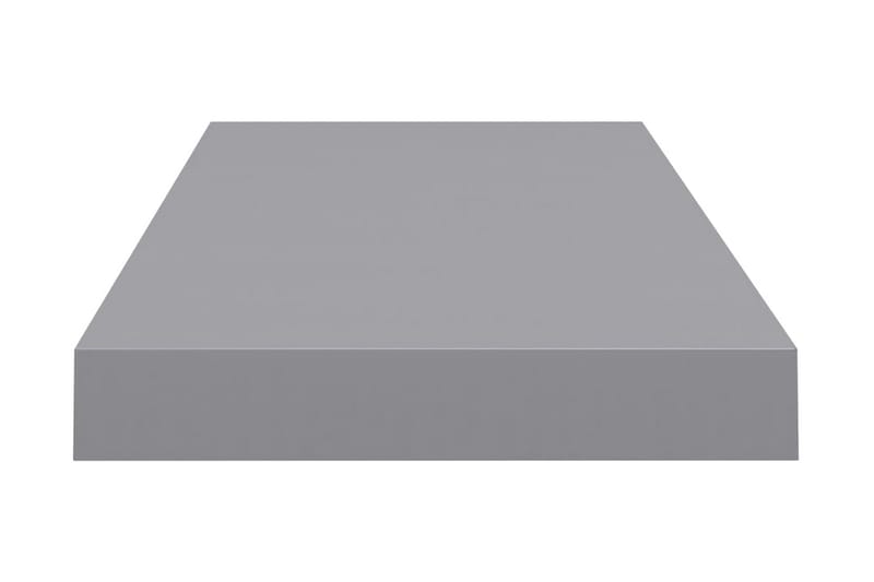 Svävande vägghylla grå 60x23,5x3,8 cm MDF - Grå - Förvaring - Köksförvaring - Kökshylla