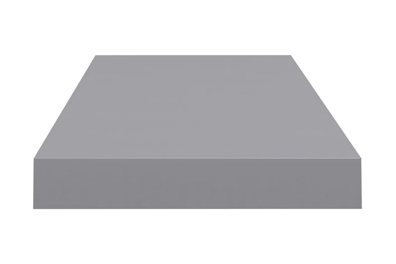Svävande vägghylla grå 60x23,5x3,8 cm MDF - Grå - Vägghylla - Kökshylla