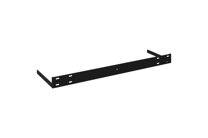 Svävande vägghylla svart 120x23,5x3,8 cm MDF - Svart - Förvaring - Köksförvaring - Kökshylla