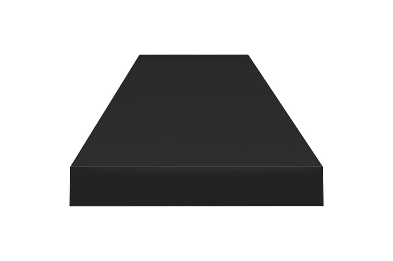 Svävande vägghylla svart 120x23,5x3,8 cm MDF - Svart - Kökshylla - Vägghylla