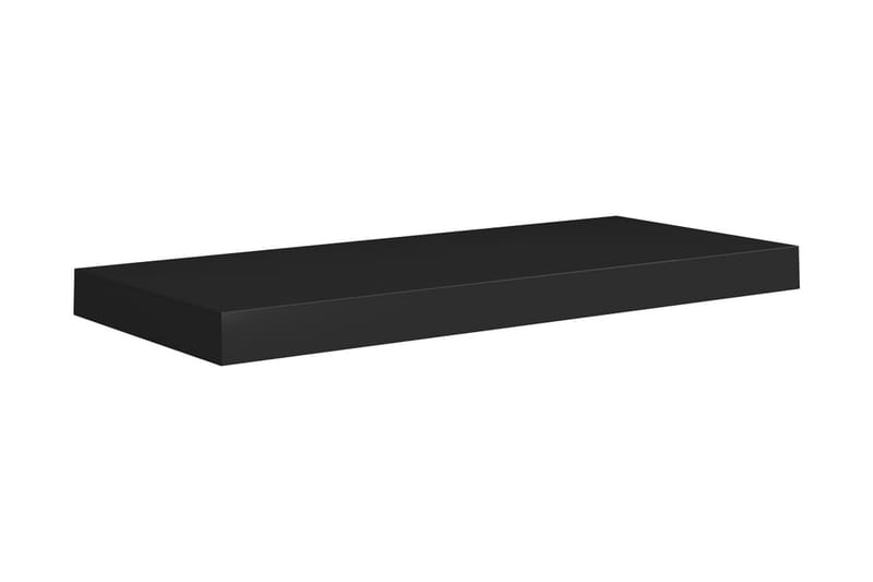 Svävande vägghylla svart 60x23,5x3,8 cm MDF - Svart - Kökshylla - Vägghylla