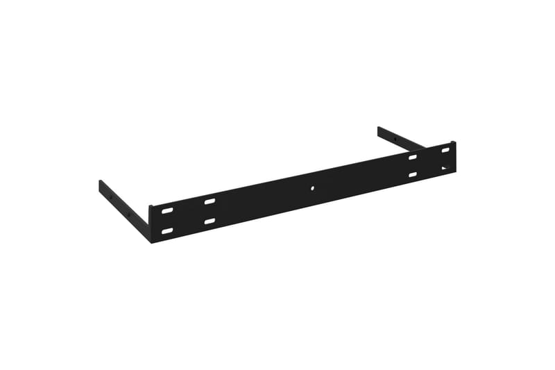 Svävande vägghylla svart 80x23,5x3,8 cm MDF - Svart - Förvaring - Köksförvaring - Kökshylla