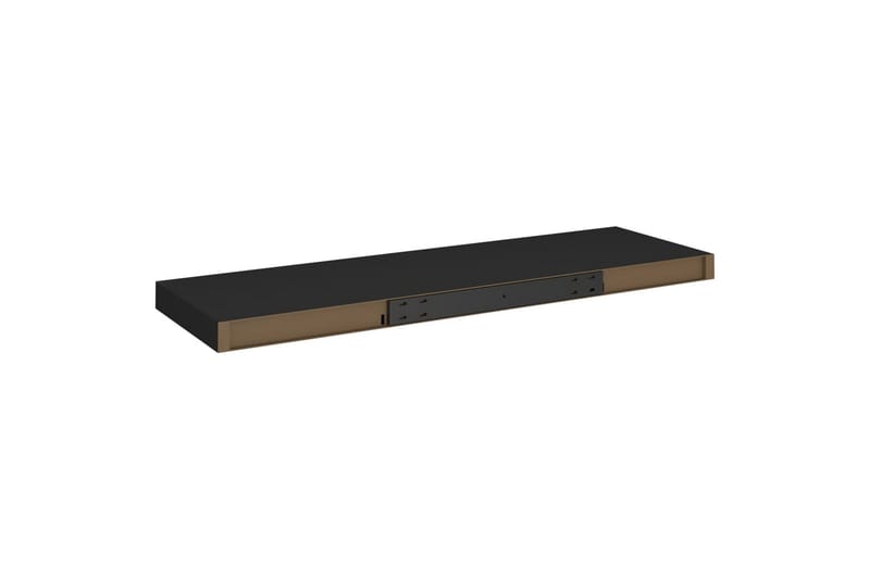 Svävande vägghylla svart 80x23,5x3,8 cm MDF - Svart - Förvaring - Köksförvaring - Kökshylla