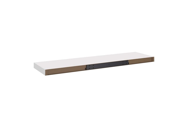 Svävande vägghylla vit 90x23,5x3,8 cm MDF - Vit - Förvaring - Köksförvaring - Kökshylla