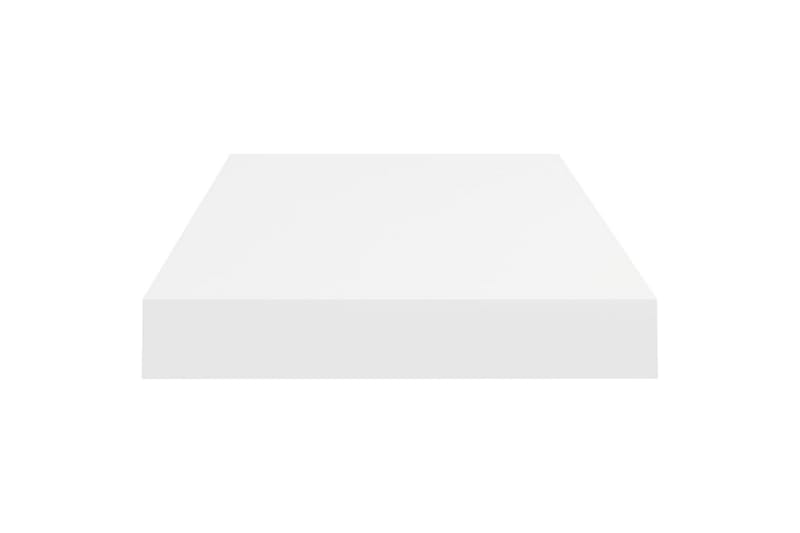 Svävande vägghyllor 2 st vit 50x23x3,8 cm MDF - Vit - Förvaring - Köksförvaring - Kökshylla