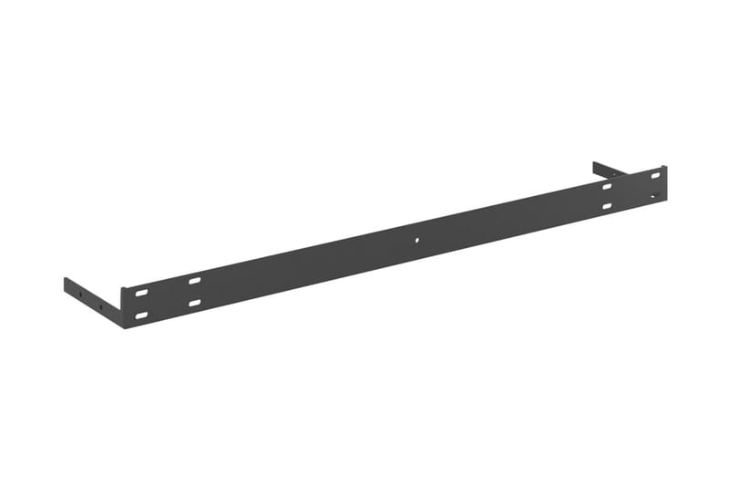 Svävande vägghyllor 4 st betonggrå 80x23,5x3,8 cm MDF - Betonggrå - Kökshylla - Vägghylla
