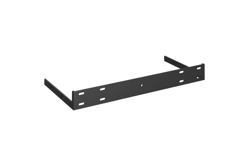 Svävande vägghyllor 4 st svart 50x23x3,8 cm MDF - Svart - Förvaring - Köksförvaring - Kökshylla