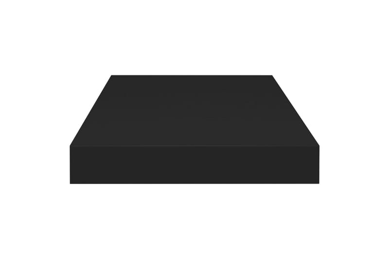 Svävande vägghyllor 4 st svart 50x23x3,8 cm MDF - Svart - Förvaring - Köksförvaring - Kökshylla