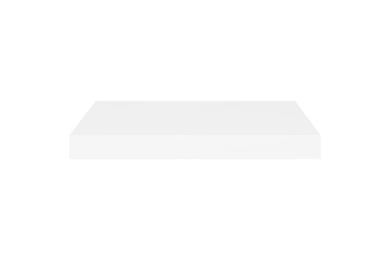 Svävande vägghyllor 4 st vit 40x23x3,8 cm MDF - Vit - Förvaring - Köksförvaring - Kökshylla