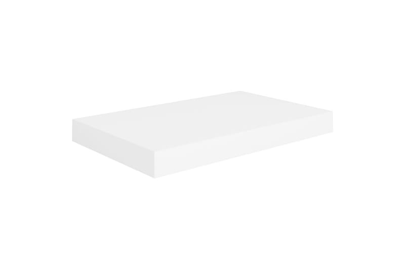 Svävande vägghyllor 4 st vit 40x23x3,8 cm MDF - Vit - Förvaring - Köksförvaring - Kökshylla