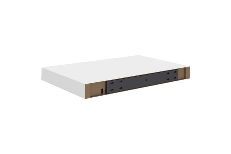 Svävande vägghyllor 4 st vit 40x23x3,8 cm MDF - Vit - Förvaring - Köksförvaring - Kökshylla