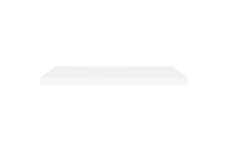 Svävande vägghyllor 4 st vit 80x23,5x3,8 cm MDF - Vit - Förvaring - Köksförvaring - Kökshylla