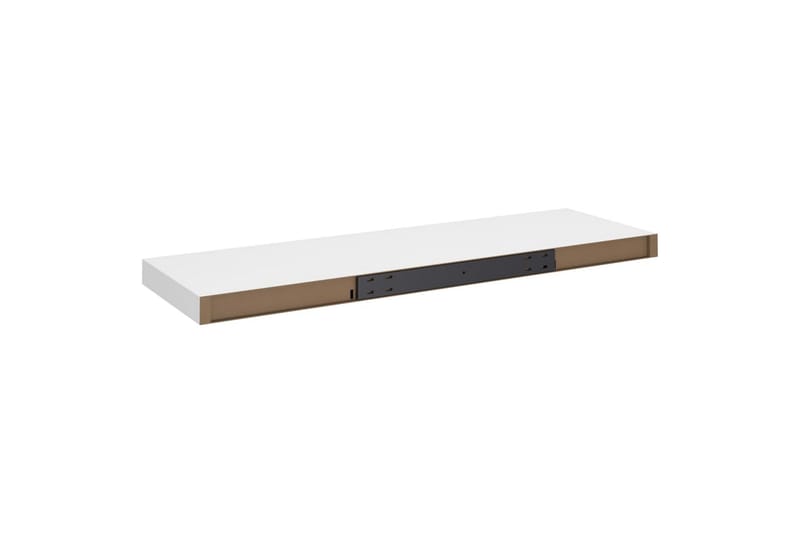 Svävande vägghyllor 4 st vit 80x23,5x3,8 cm MDF - Vit - Förvaring - Köksförvaring - Kökshylla