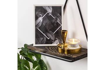 Takasu Vägghylla 15x27 cm - Svart/Valnöt - Förvaring - Köksförvaring - Kökshylla