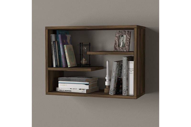 Tera Home Vägghylla - Valnöt - Förvaring - Köksförvaring - Kökshylla