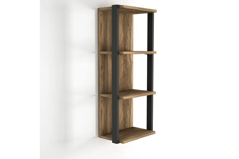 Tera Home Vägghylla - Valnöt - Förvaring - Köksförvaring - Kökshylla