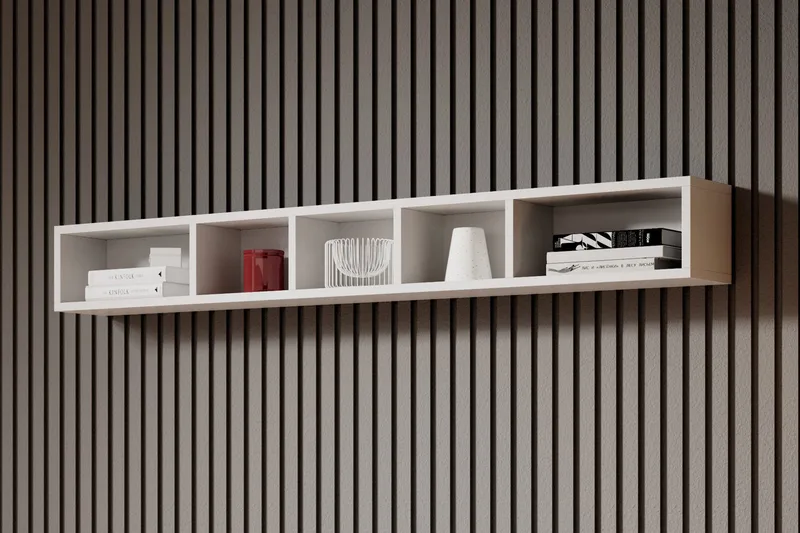 Toreno Vägghylla 19x169 cm - Vit - Förvaring - Köksförvaring - Kökshylla