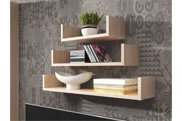 Trio Vägghylla - Beige/Grå - Förvaring - Köksförvaring - Kökshylla