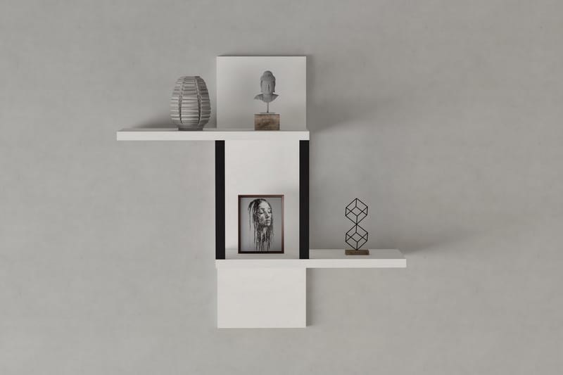 TYMBER Vägghylla 20x40 cm 2-pack Vit - Förvaring - Köksförvaring - Kökshylla