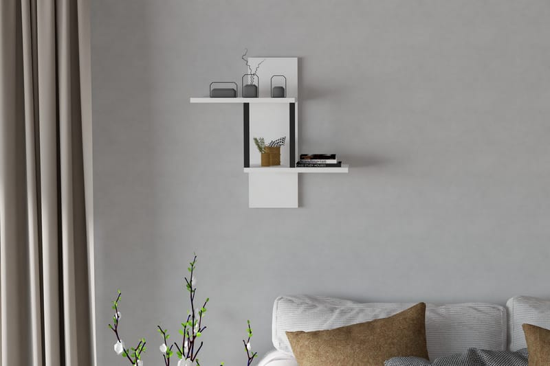 TYMBER Vägghylla 20x40 cm 2-pack Vit - Förvaring - Köksförvaring - Kökshylla
