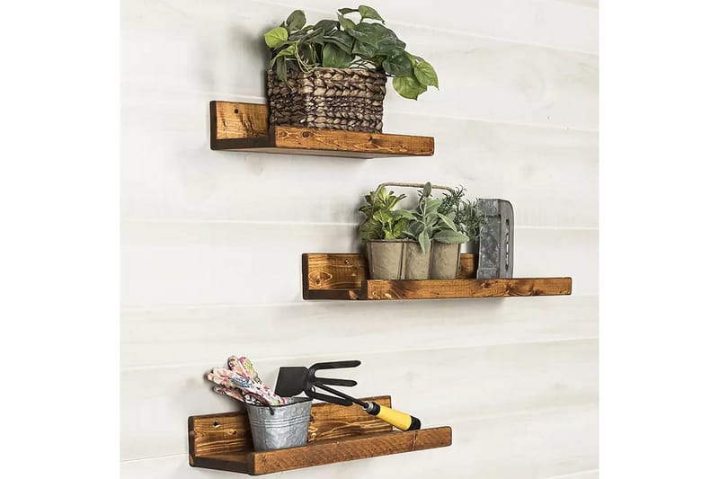 UKHAND Vägghylla 60x15 cm Brun - Förvaring - Köksförvaring - Kökshylla