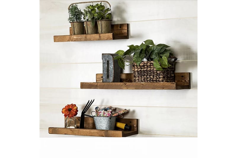 UKHAND Vägghylla 60x15 cm Brun - Förvaring - Köksförvaring - Kökshylla