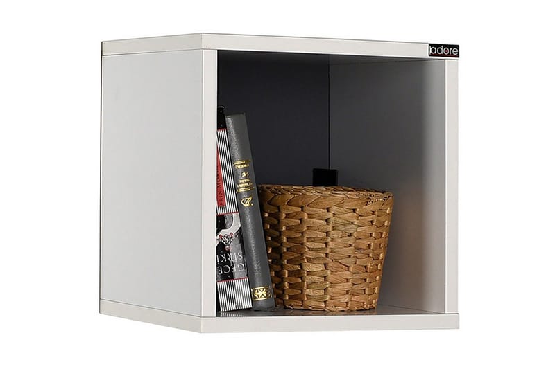 Vägghylla 33x33 cm - Vit - Förvaring - Köksförvaring - Kökshylla