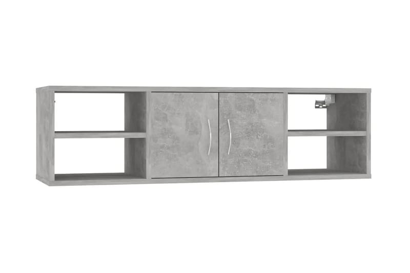 Vägghylla betonggrå 102x30x29 cm spånskiva - Betonggrå - Förvaring - Köksförvaring - K�ökshylla