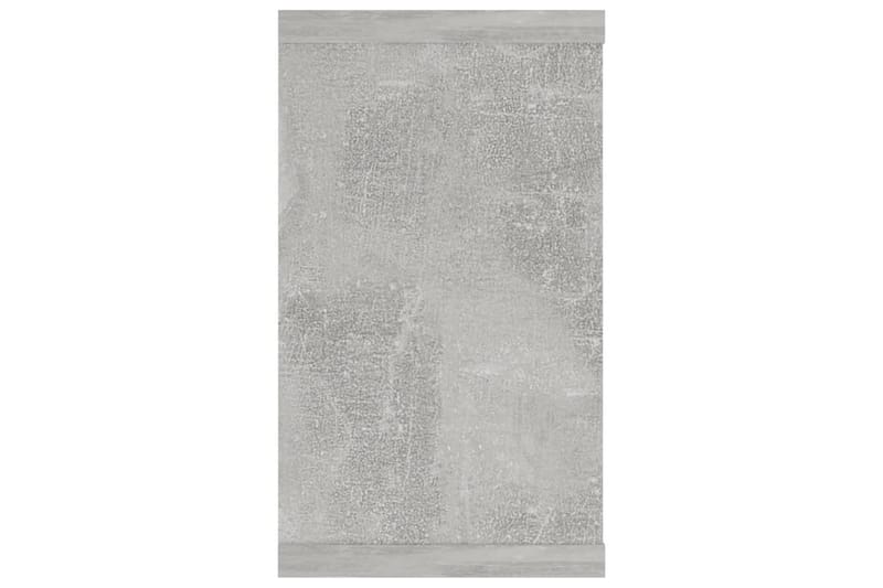 Vägghylla kubformad 2 st betonggrå 80x15x26,5 cm spånskiva - Betonggrå - Förvaring - Köksförvaring - Kökshylla