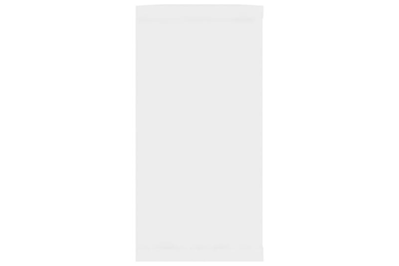 Vägghylla kubformad 2 st vit 100x15x30 cm spånskiva - Vit - Förvaring - Köksförvaring - Kökshylla