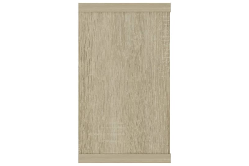 Vägghylla kubformad 4 st sonoma-ek 80x15x26,5 cm spånskiva - Ek - Förvaring - Köksförvaring - Kökshylla
