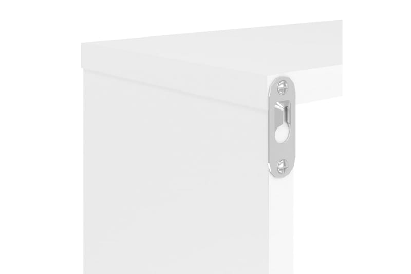 Vägghylla kubformad 6 st vit 80x15x26,5 cm spånskiva - Vit - Förvaring - Köksförvaring - Kökshylla