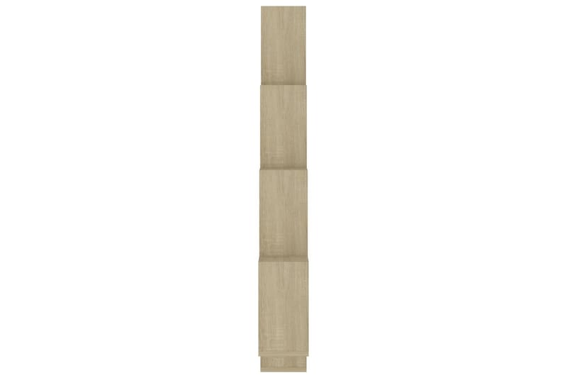 Vägghylla kubformad sonoma-ek 90x15x119 cm spånskiva - Ek - Förvaring - Köksförvaring - Kökshylla
